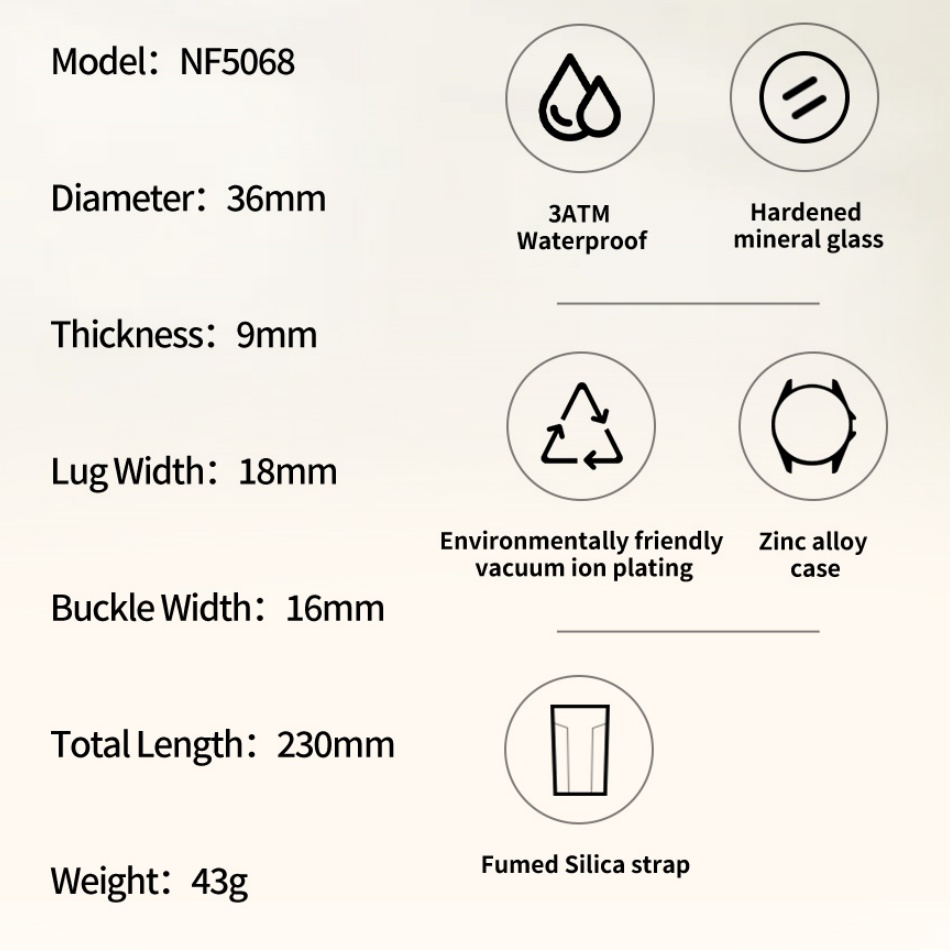 New Style NAVIFORCE Women's Wa - Silicone Band Women review and price