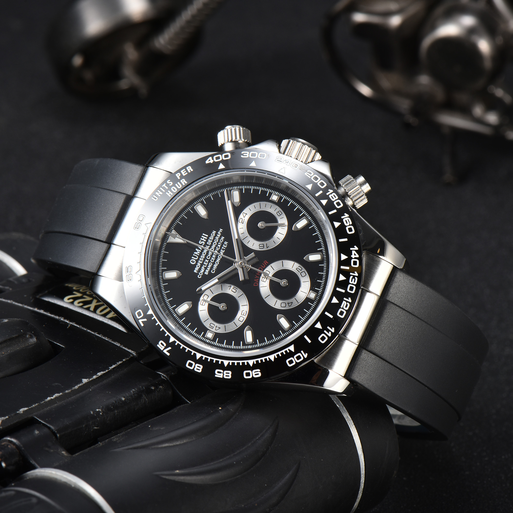 men's watch stainless steel ca - Rubber Strap Diver review and price