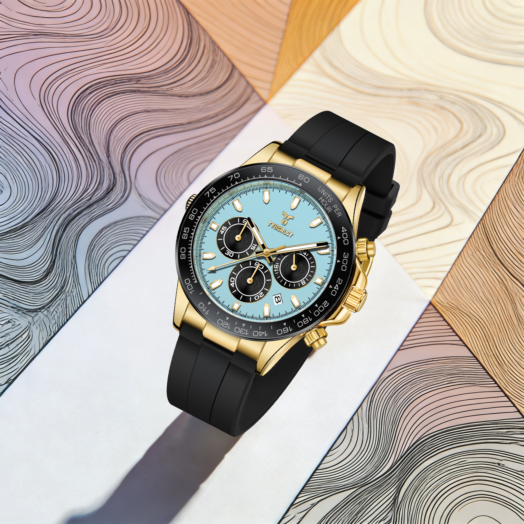 TYBERLEY Sophisticated Eleganc - Rubber Strap Diver review and price