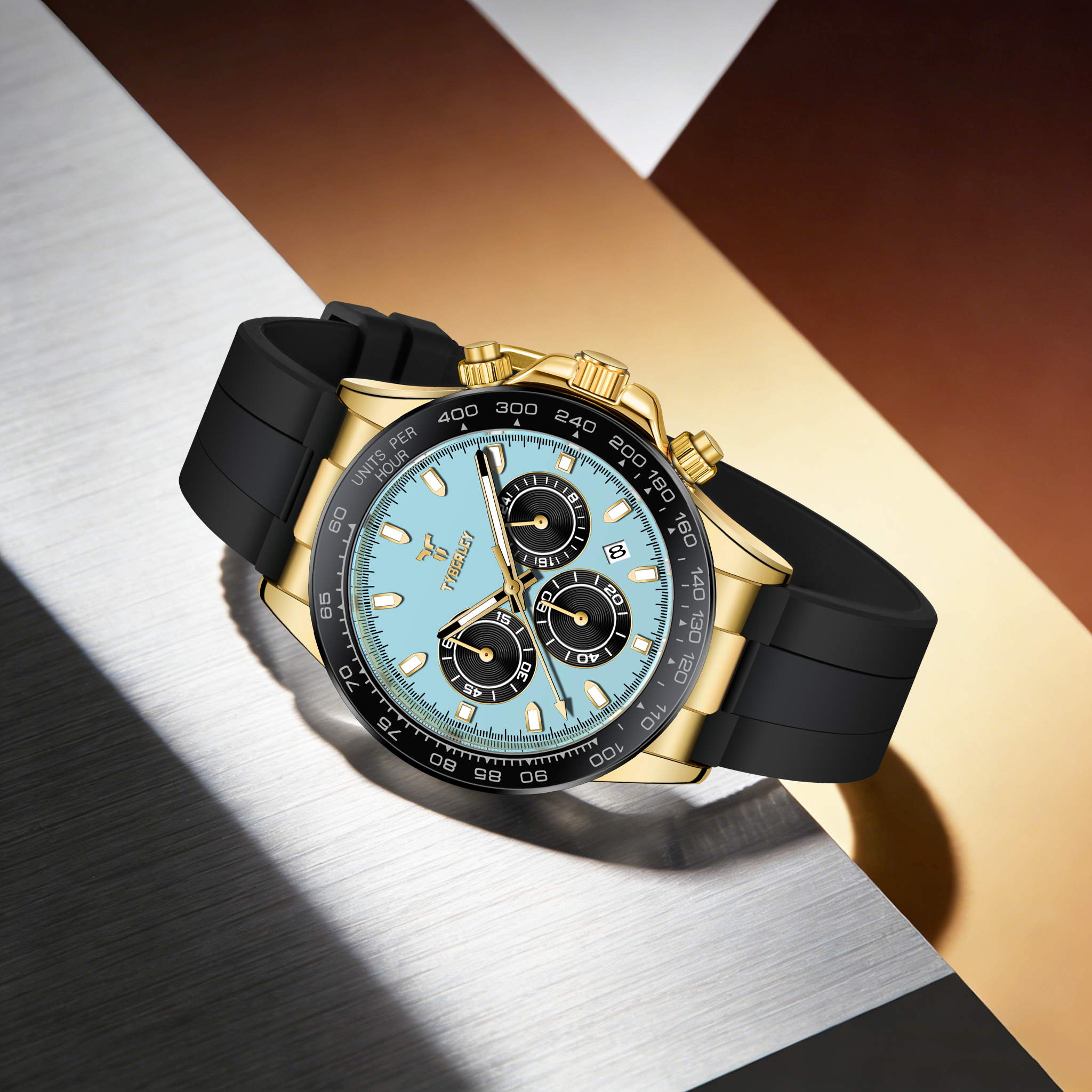 TYBERLEY Sophisticated Eleganc - Rubber Strap Diver review and price