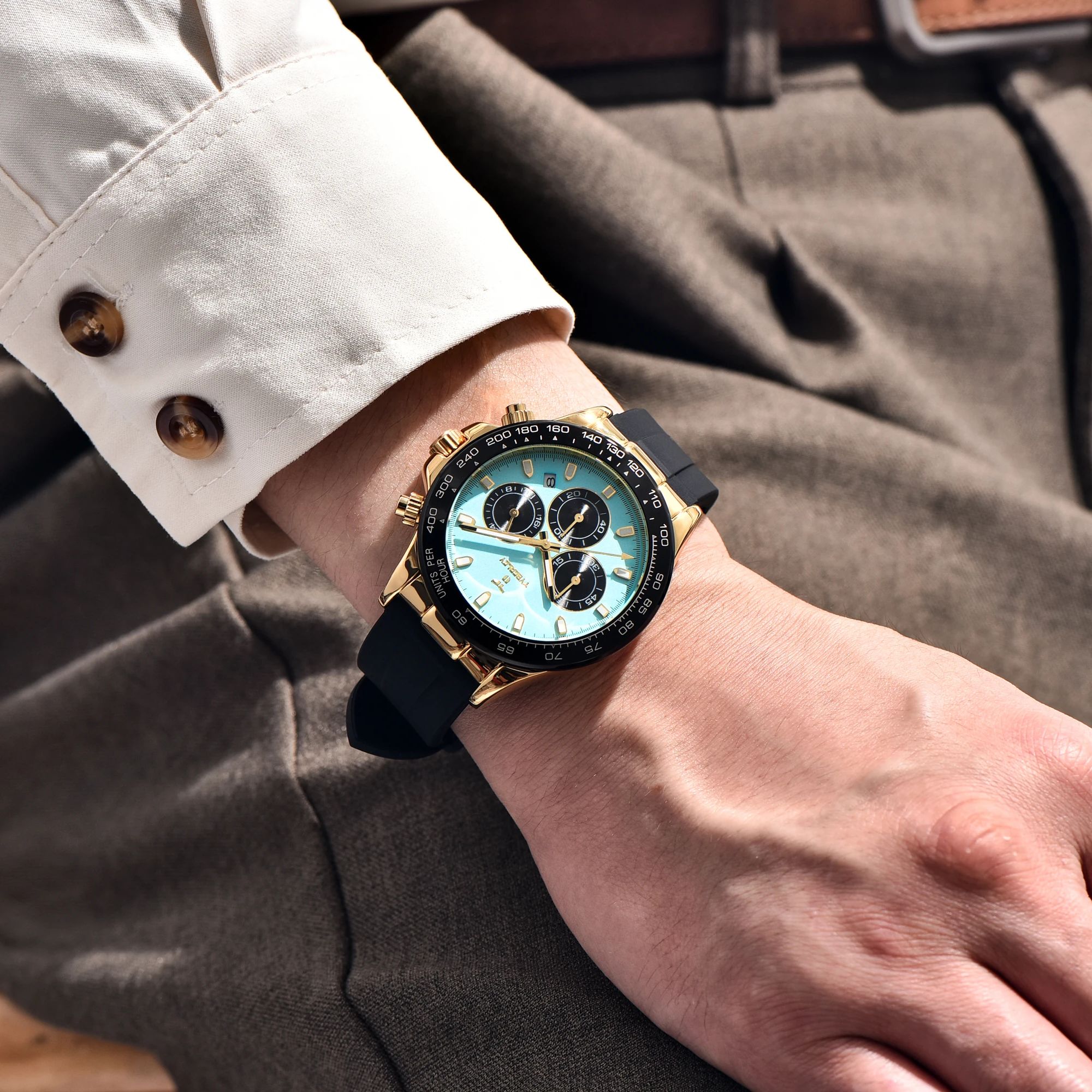 TYBERLEY Sophisticated Eleganc - Rubber Strap Diver review and price
