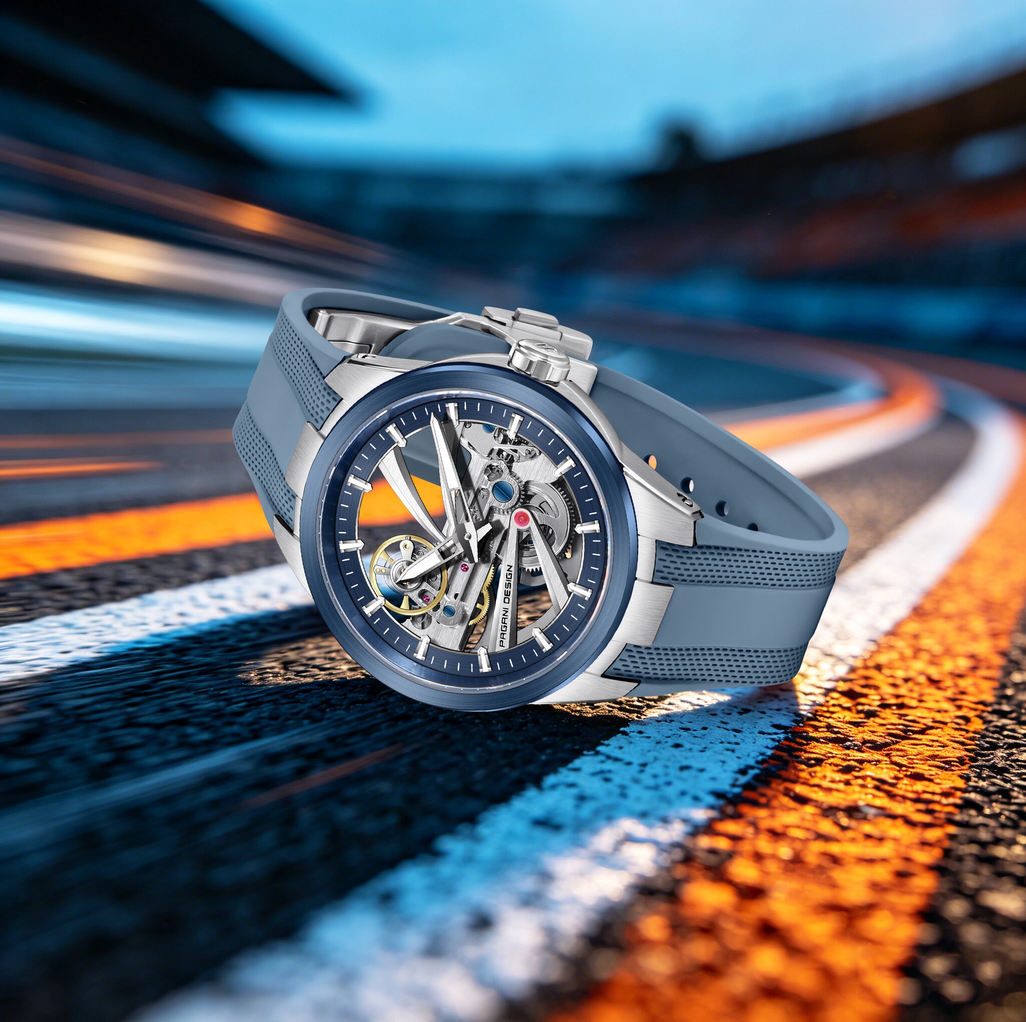 PAGANI DESIGN Men Trendy Mecha - Rubber Strap Diver review and price
