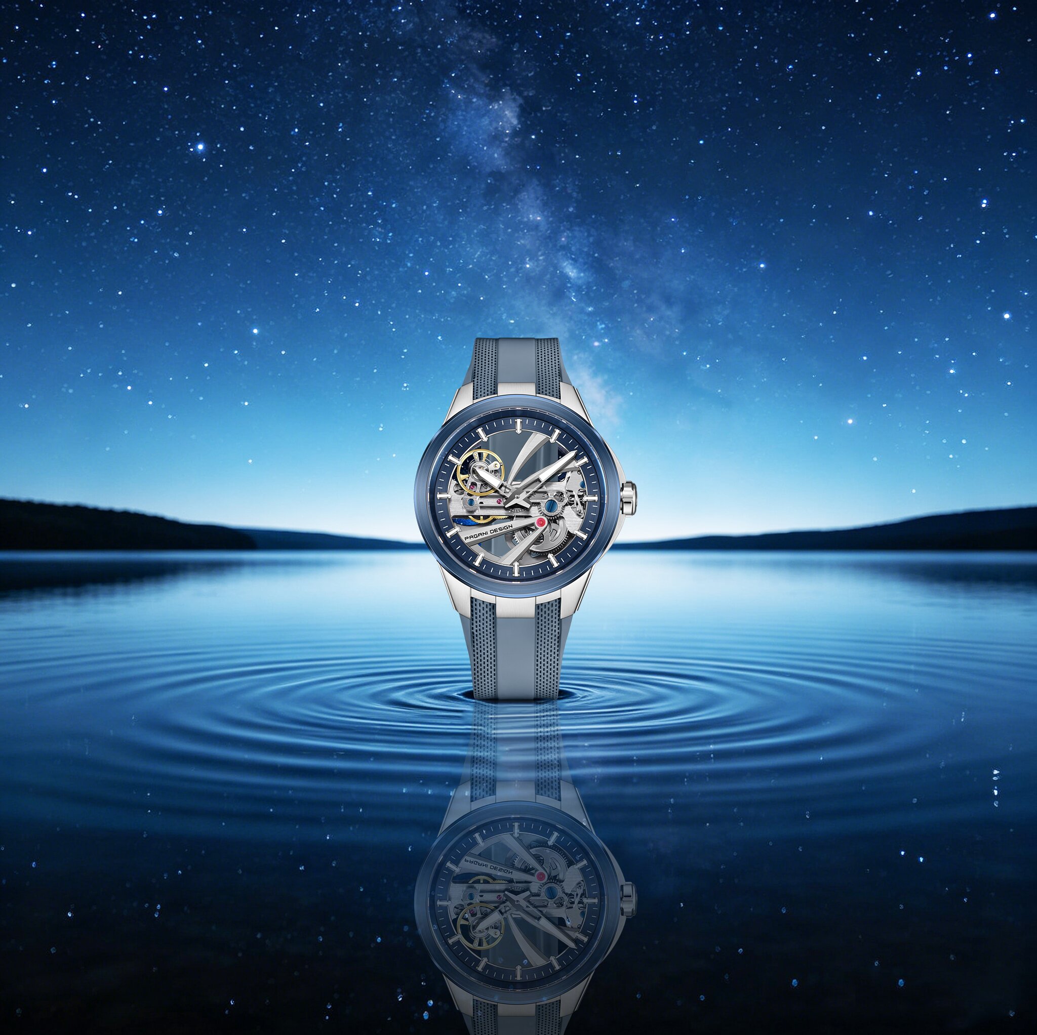 PAGANI DESIGN Men Trendy Mecha - Rubber Strap Diver review and price