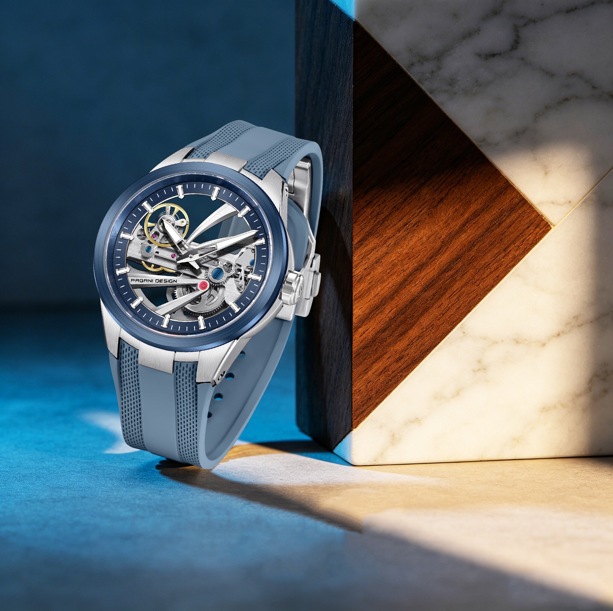 PAGANI DESIGN Men Trendy Mecha - Rubber Strap Diver review and price