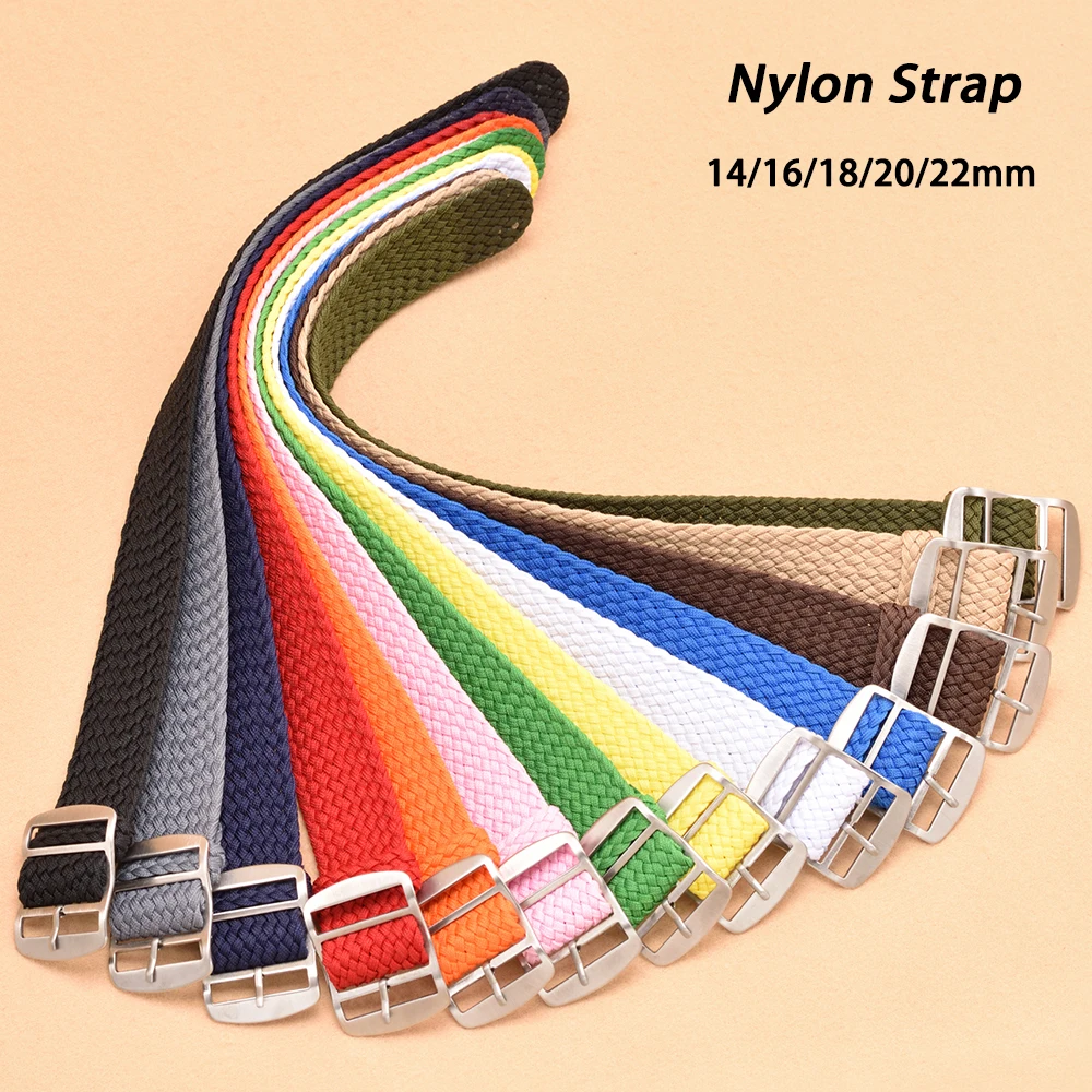 Woven Nylon Watch Strap 14mm 1 - Perlon Strap Woven review and price