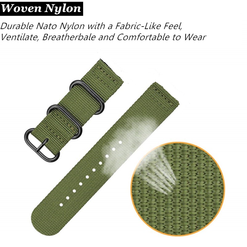 20mm 22 mm Canvas Sport Nylon  - Canvas Strap Watch review and price