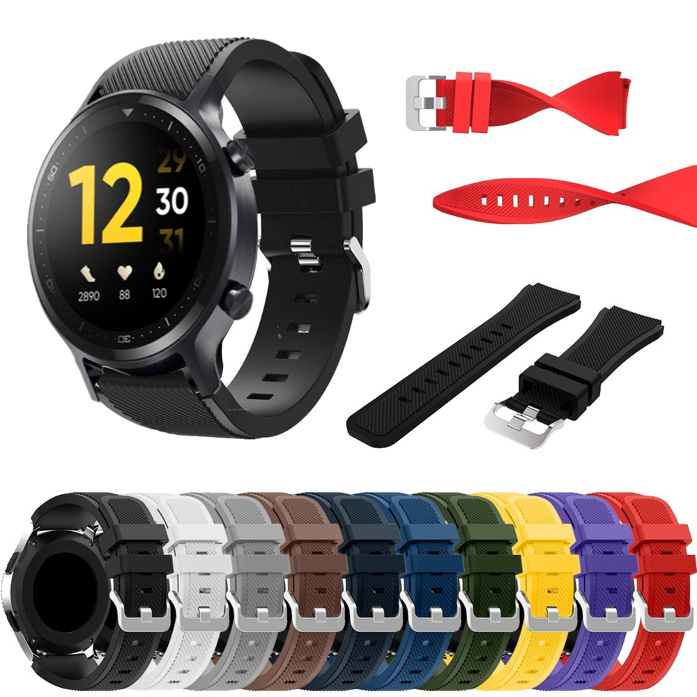 22mm Silicone Strap For Realme - Silicone Watch Band 22Mm review and price
