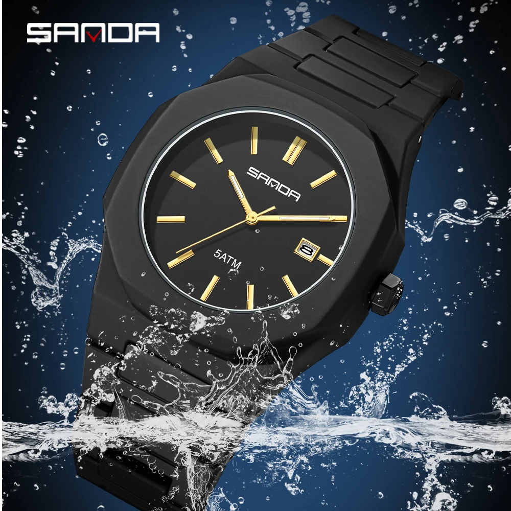 2025 SANDA Fashion Men's and W - Rubber Strap Diver review and price
