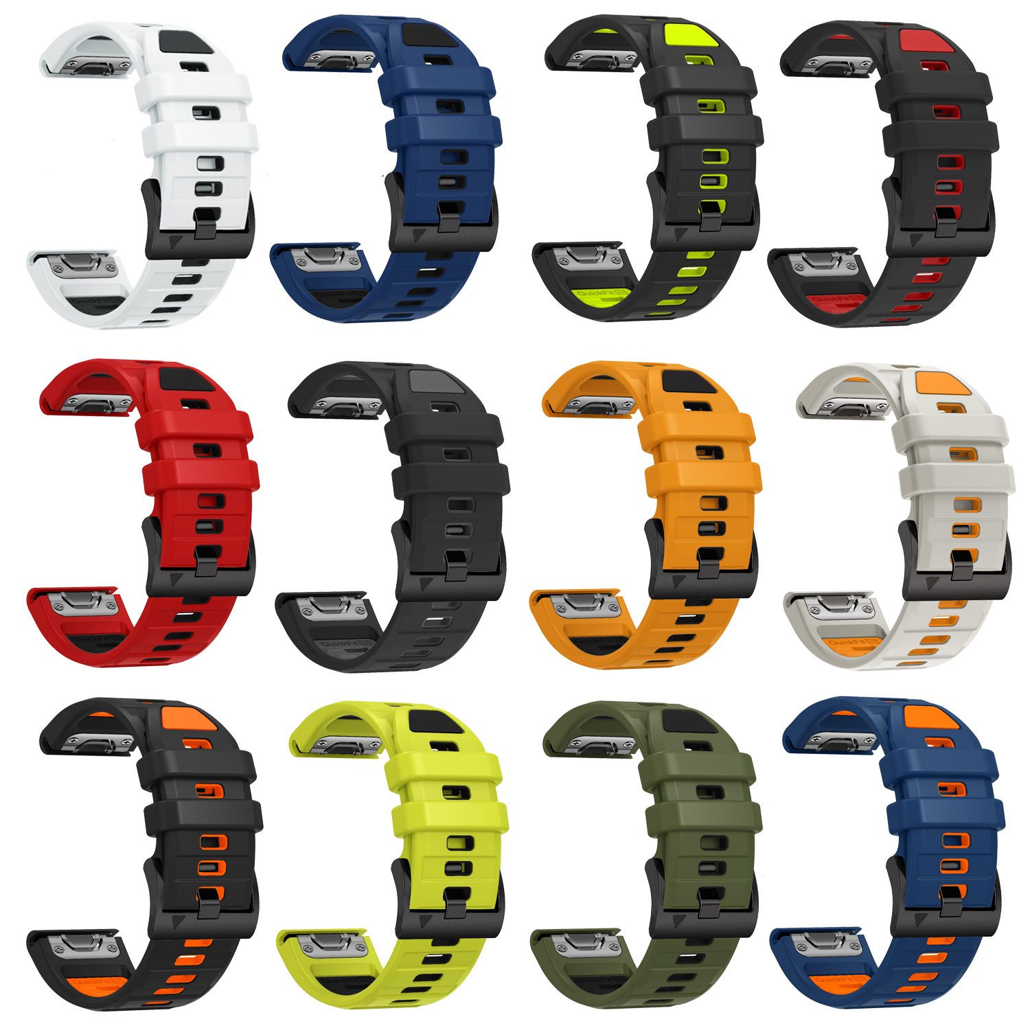 Fenix E 47mm Official QuickFit - Silicone Watch Band 22Mm review and price
