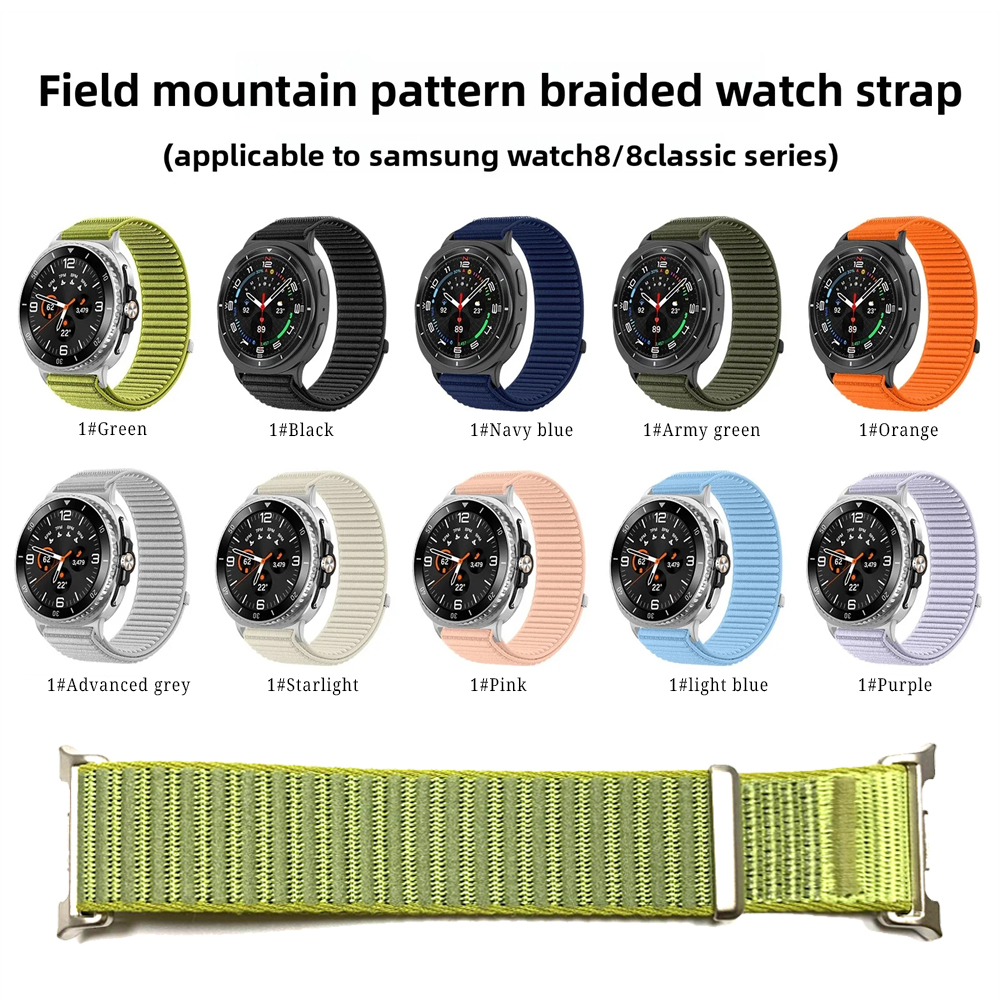 Wave Nylon Loop strap For Sams - Sport Loop Velcro review and price