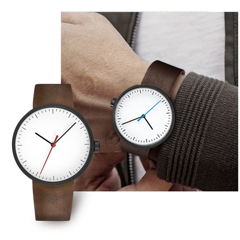 UTHAI Watch Men Simple Trendy  - Leather Watch Band Men review and price