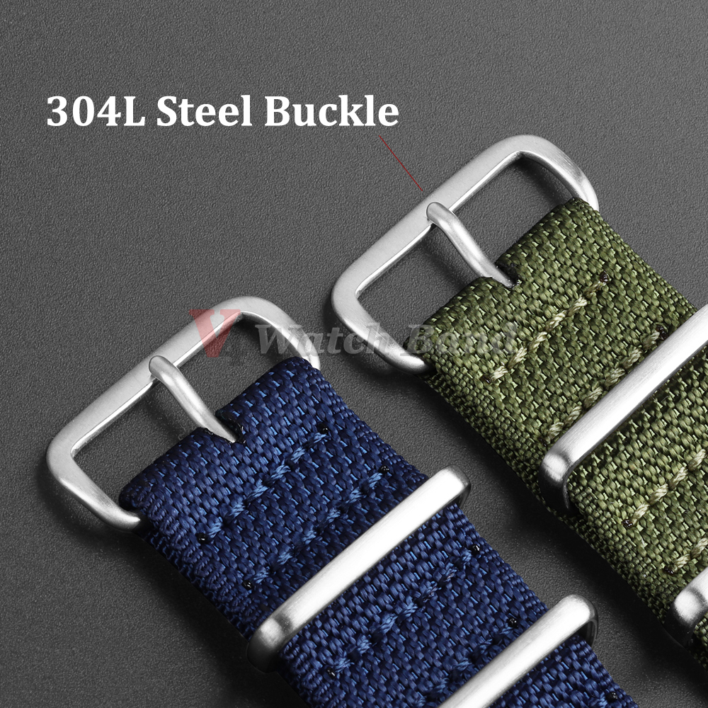 Dense Nylon Strap 20mm 22mm Wo - Perlon Strap Woven review and price