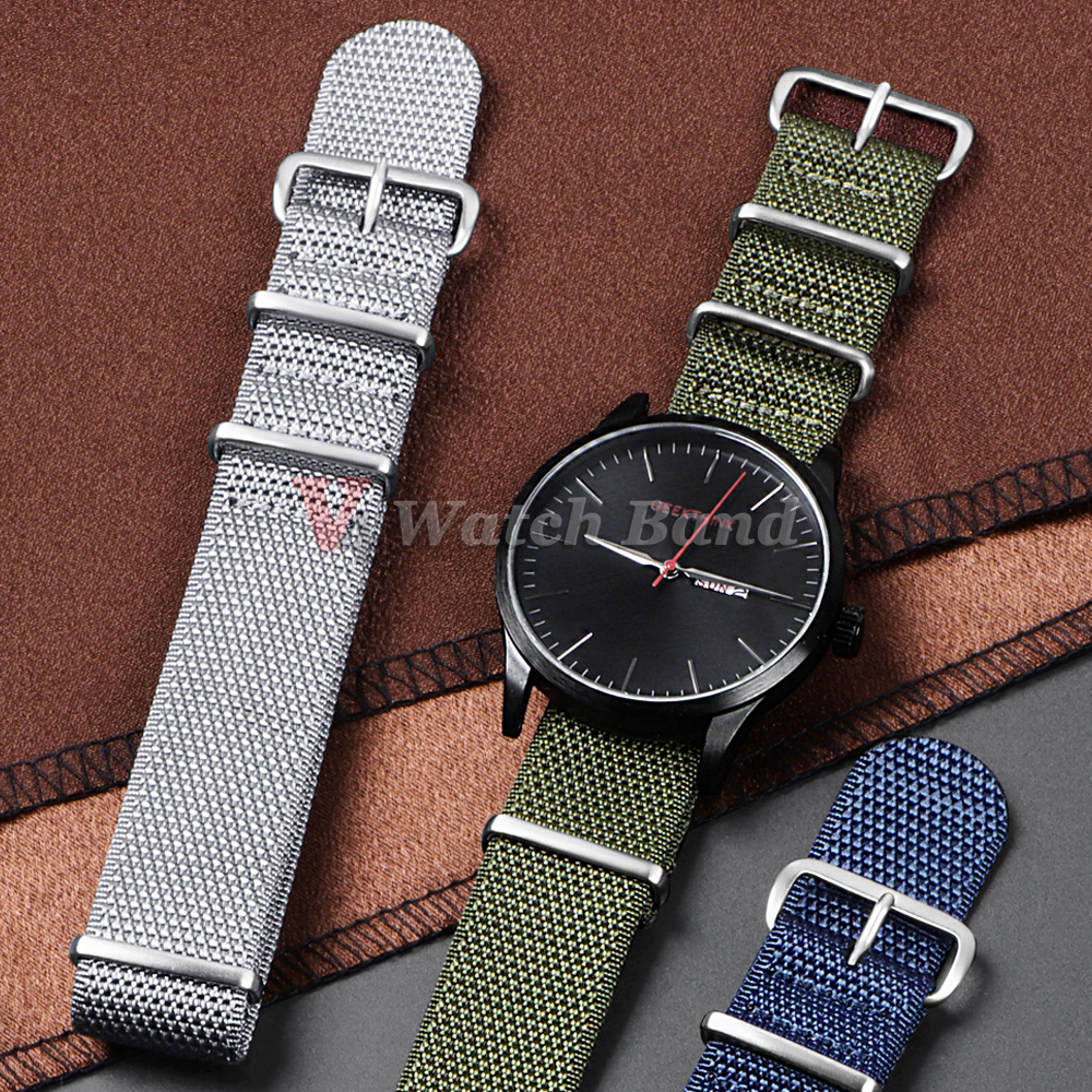 Dense Nylon Strap 20mm 22mm Wo - Perlon Strap Woven review and price