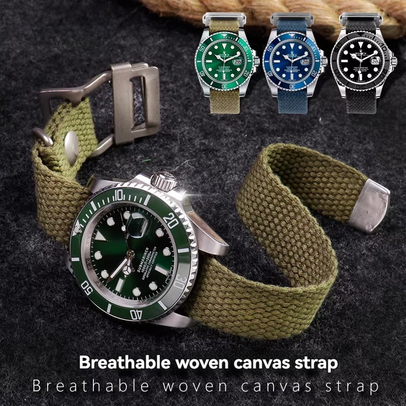 for Rolex Submariner Green/Bla - Tropic Strap Vintage review and price